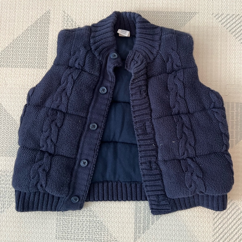 Janie and Jack Cable Knit Vest